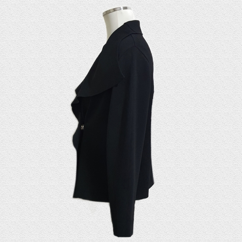 Zaket & Plover Black Knit Jacket Size XL - Picture 5 of 8